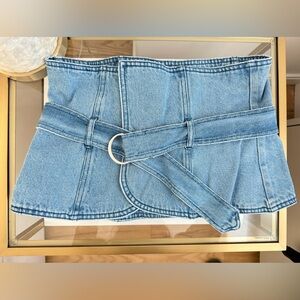 Zara Denim Sash Belt